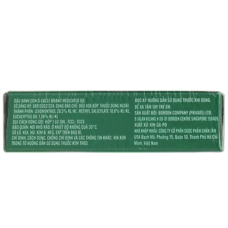 Dầu gió xanh Con Ó chai 24ml - 24